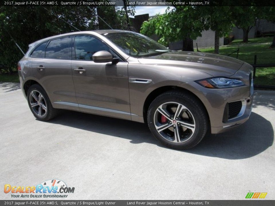 2017 Jaguar F-PACE 35t AWD S Quartzite / S Brogue/Light Oyster Photo #1