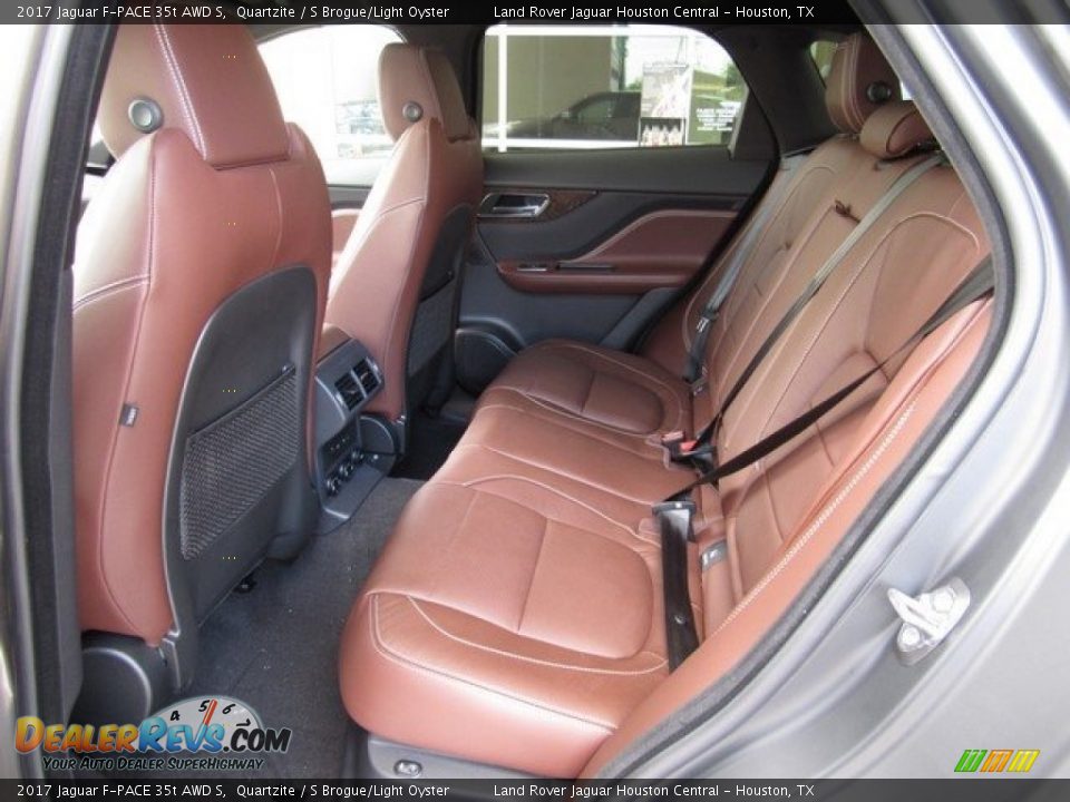 Rear Seat of 2017 Jaguar F-PACE 35t AWD S Photo #5