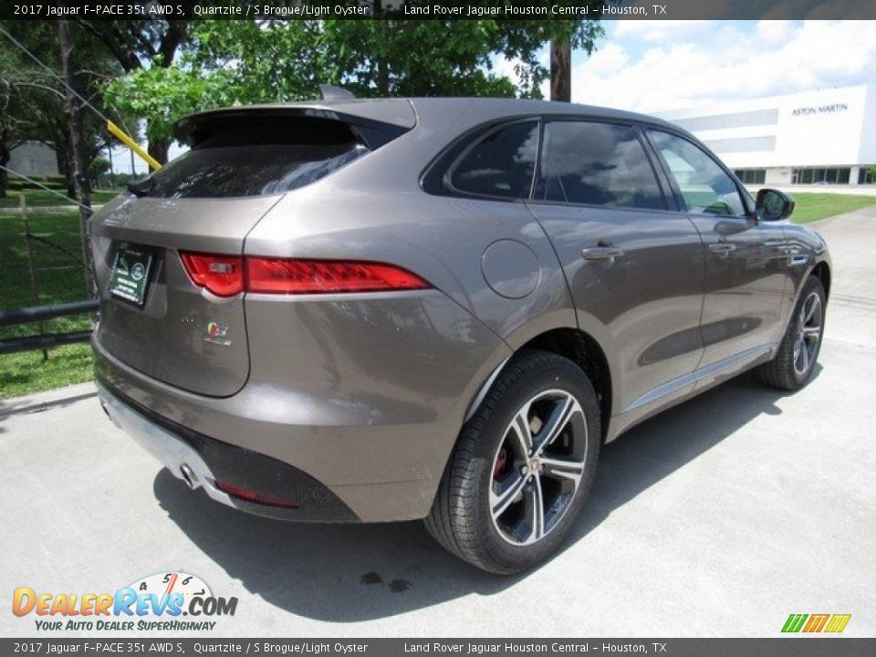 2017 Jaguar F-PACE 35t AWD S Quartzite / S Brogue/Light Oyster Photo #7