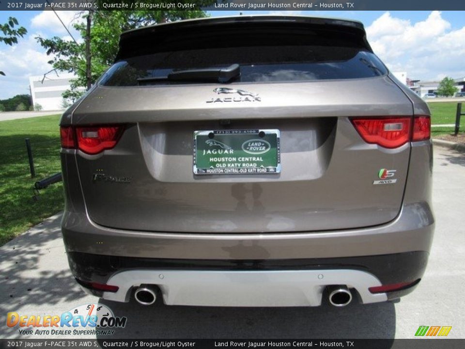 2017 Jaguar F-PACE 35t AWD S Quartzite / S Brogue/Light Oyster Photo #8