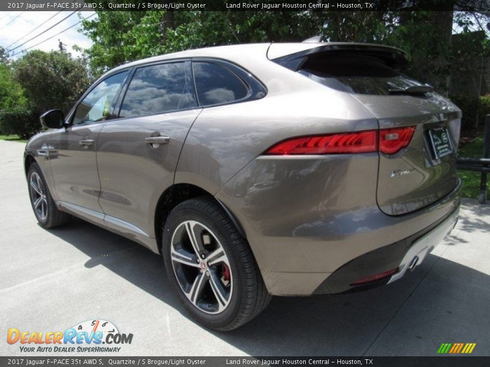 2017 Jaguar F-PACE 35t AWD S Quartzite / S Brogue/Light Oyster Photo #12