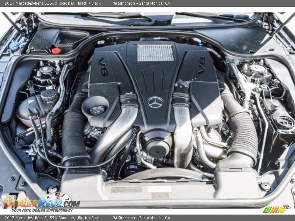 2017 Mercedes-Benz SL 550 Roadster 4.7 Liter DI biturbo DOHC 32-Valve VVT V8 Engine Photo #8
