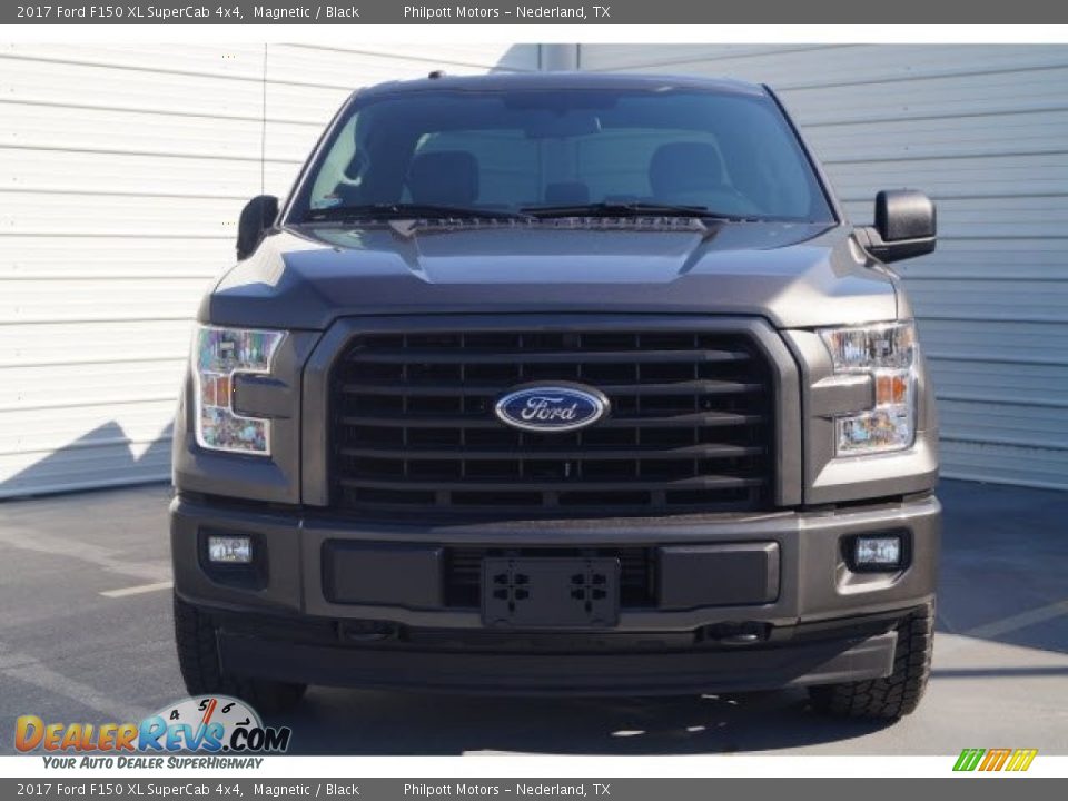 2017 Ford F150 XL SuperCab 4x4 Magnetic / Black Photo #2