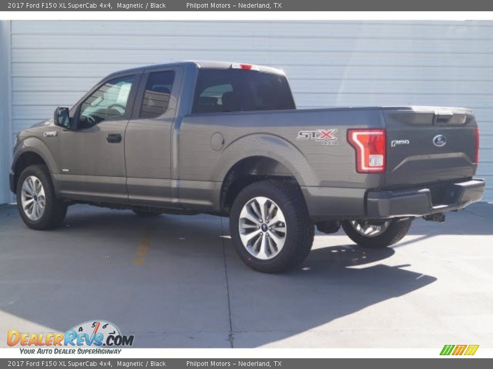 2017 Ford F150 XL SuperCab 4x4 Magnetic / Black Photo #4