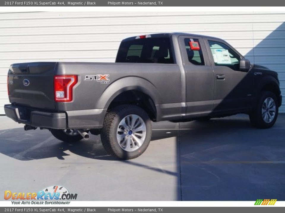 2017 Ford F150 XL SuperCab 4x4 Magnetic / Black Photo #6