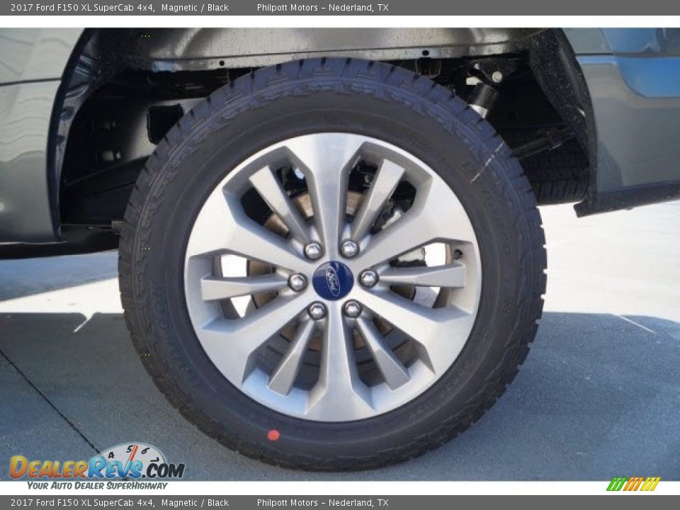 2017 Ford F150 XL SuperCab 4x4 Magnetic / Black Photo #9