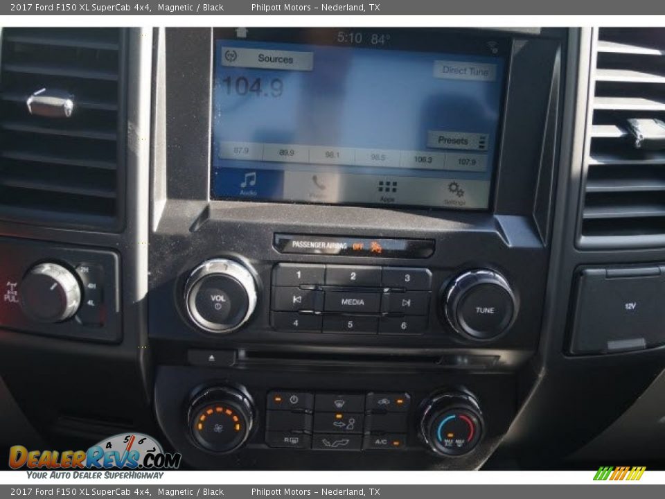 2017 Ford F150 XL SuperCab 4x4 Magnetic / Black Photo #14