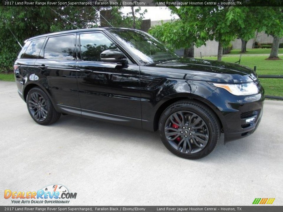2017 Land Rover Range Rover Sport Supercharged Farallon Black / Ebony/Ebony Photo #1