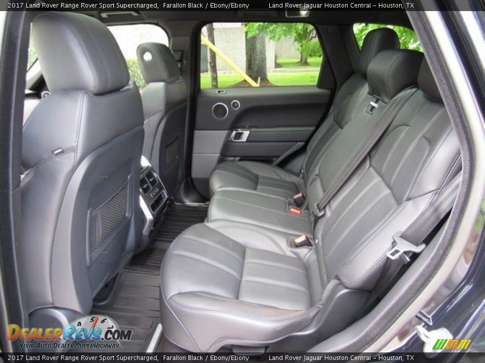 Rear Seat of 2017 Land Rover Range Rover Sport Supercharged Photo #5