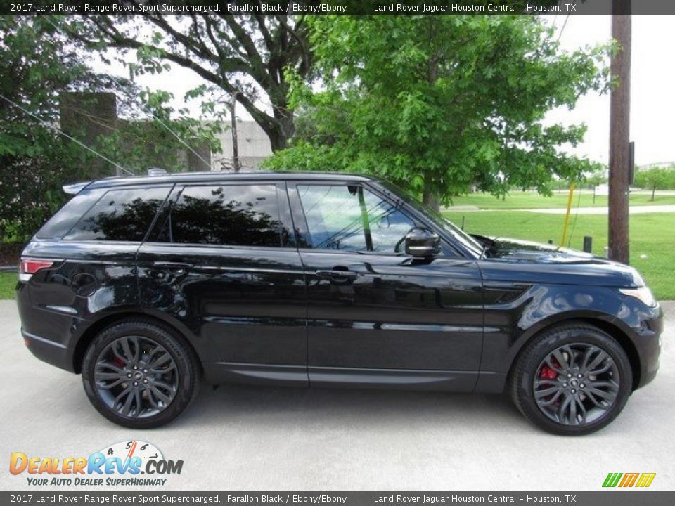 Farallon Black 2017 Land Rover Range Rover Sport Supercharged Photo #6