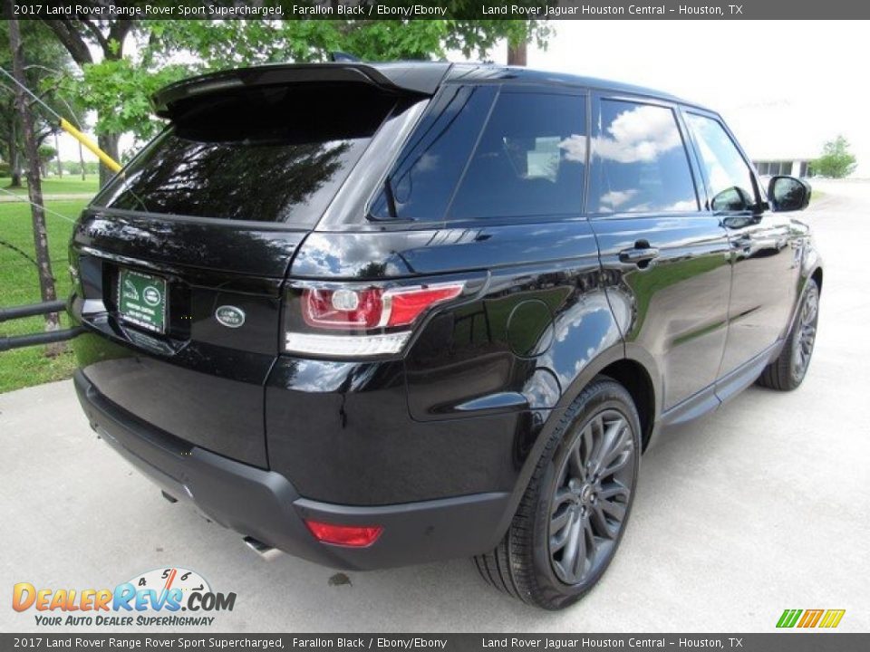 2017 Land Rover Range Rover Sport Supercharged Farallon Black / Ebony/Ebony Photo #7