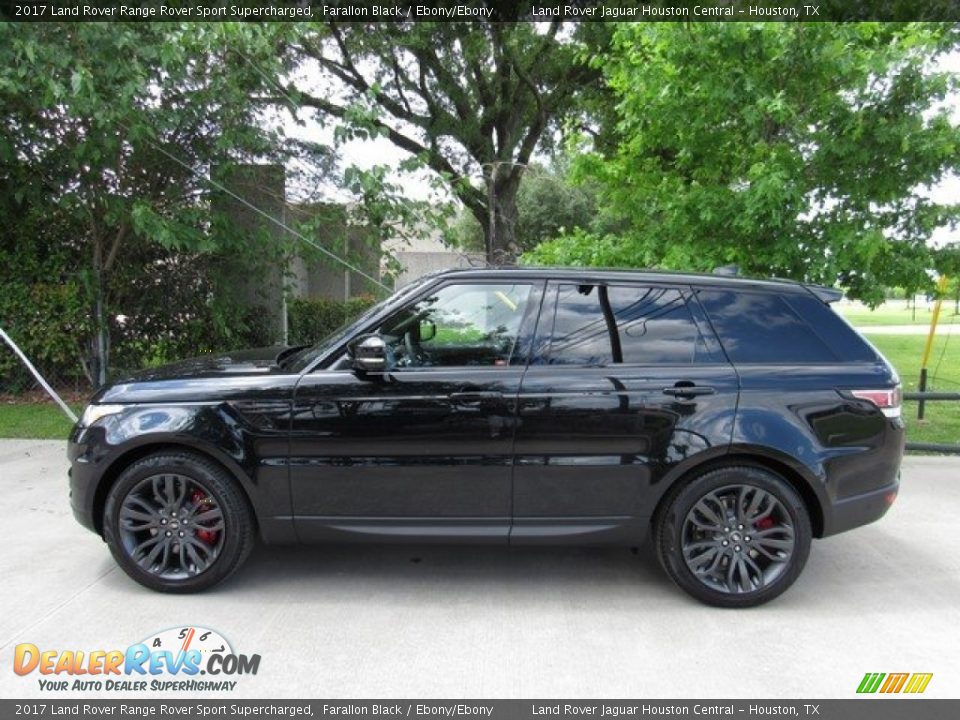 Farallon Black 2017 Land Rover Range Rover Sport Supercharged Photo #11
