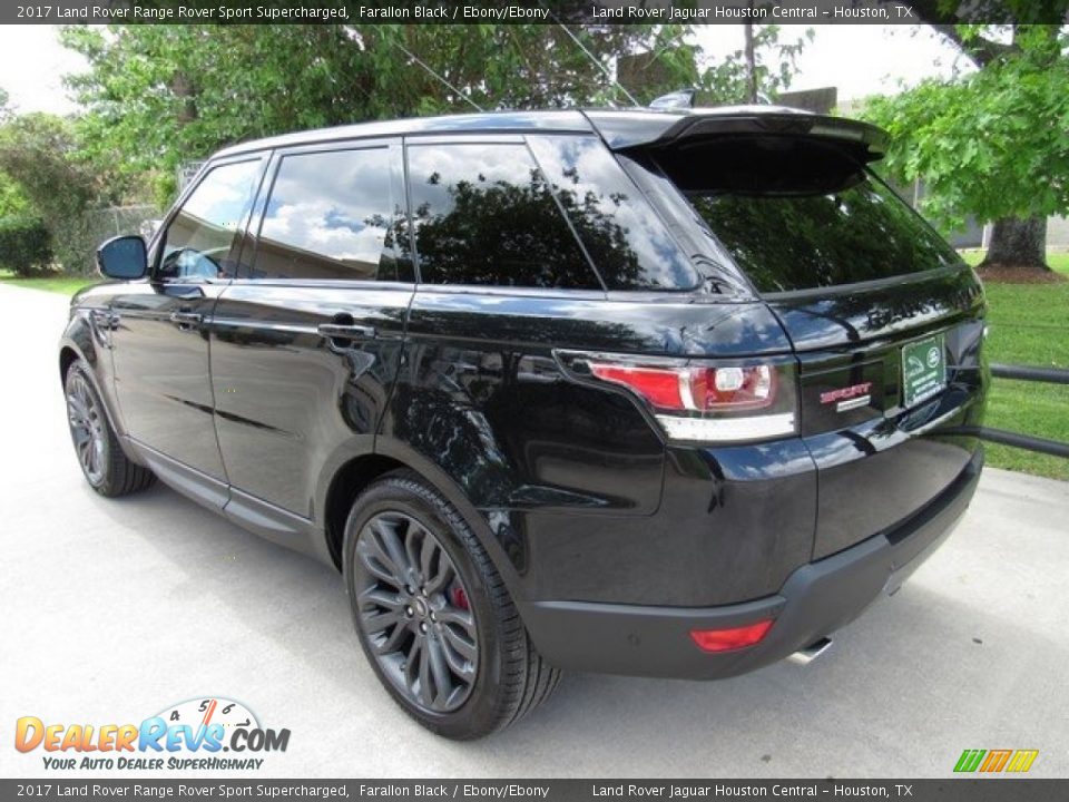 2017 Land Rover Range Rover Sport Supercharged Farallon Black / Ebony/Ebony Photo #12