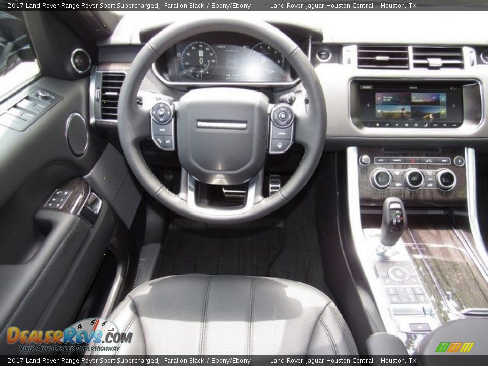 2017 Land Rover Range Rover Sport Supercharged Farallon Black / Ebony/Ebony Photo #13