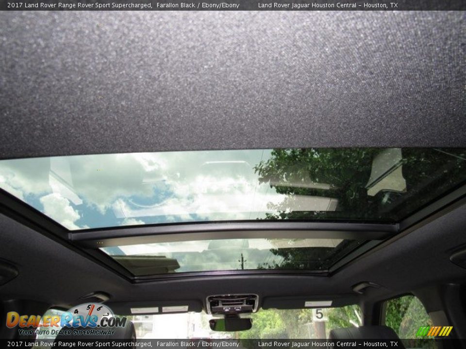 2017 Land Rover Range Rover Sport Supercharged Farallon Black / Ebony/Ebony Photo #17