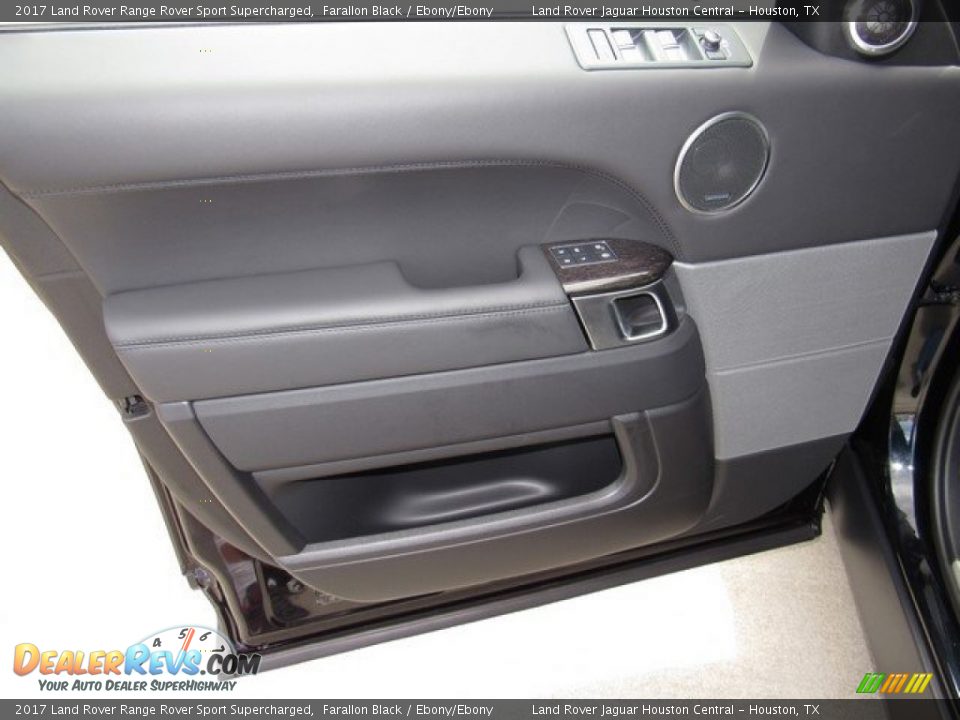 2017 Land Rover Range Rover Sport Supercharged Farallon Black / Ebony/Ebony Photo #18