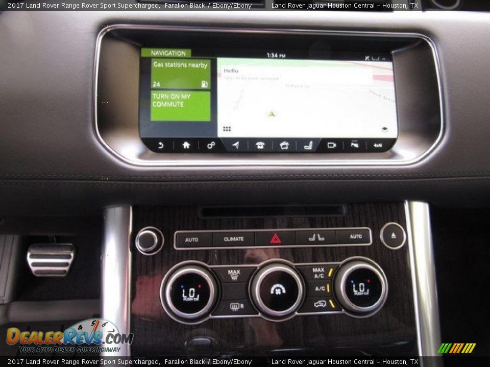 2017 Land Rover Range Rover Sport Supercharged Farallon Black / Ebony/Ebony Photo #20