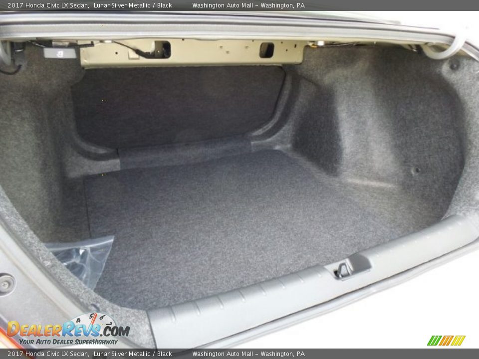 2017 Honda Civic LX Sedan Lunar Silver Metallic / Black Photo #12