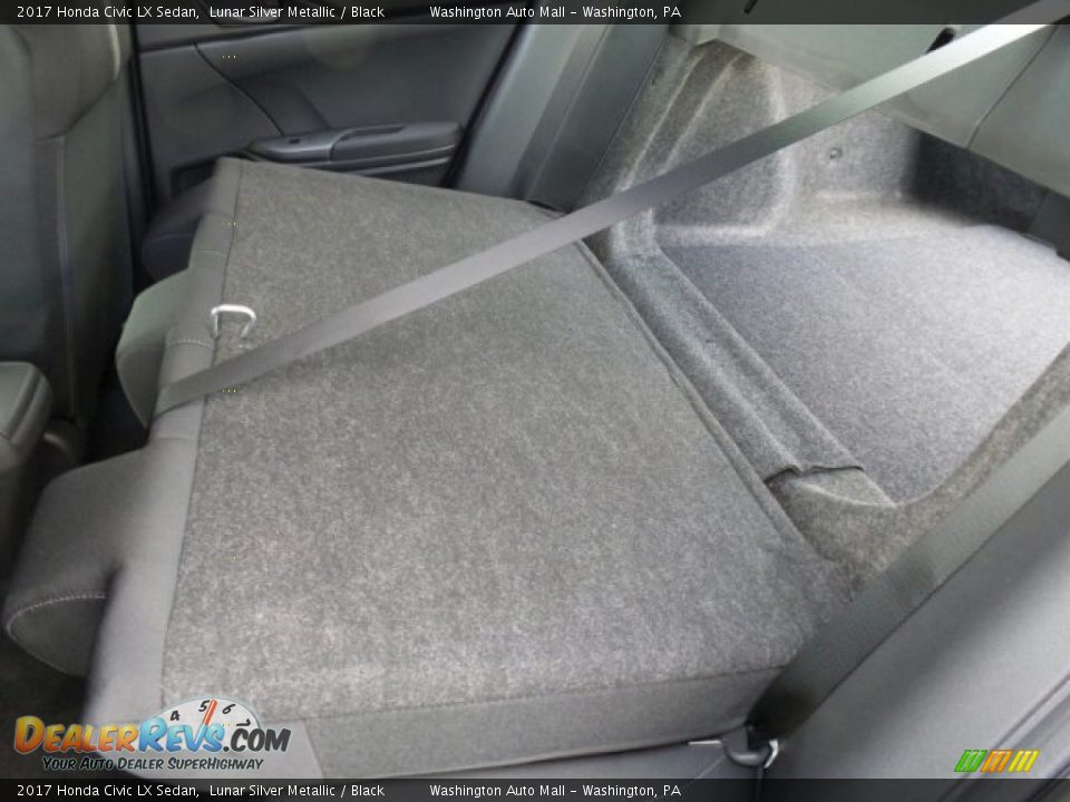 2017 Honda Civic LX Sedan Lunar Silver Metallic / Black Photo #13