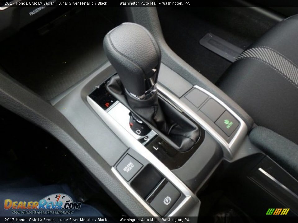 2017 Honda Civic LX Sedan Lunar Silver Metallic / Black Photo #26