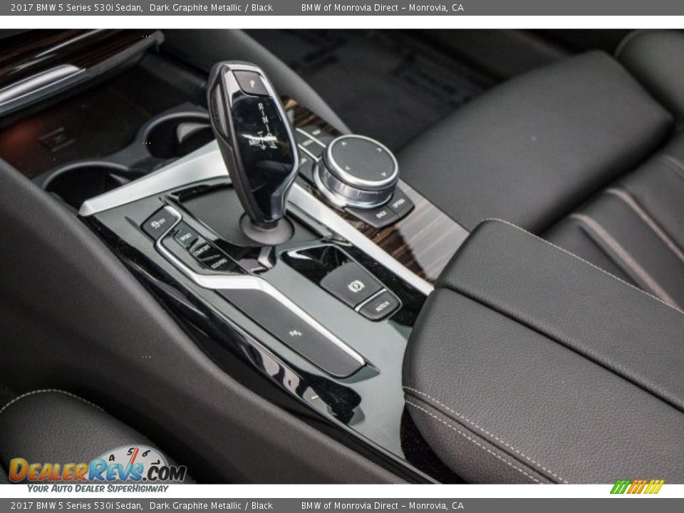 2017 BMW 5 Series 530i Sedan Dark Graphite Metallic / Black Photo #7