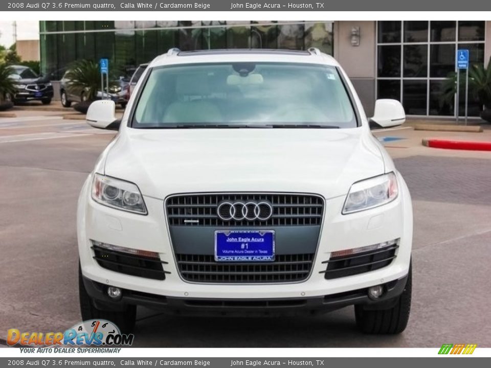 2008 Audi Q7 3.6 Premium quattro Calla White / Cardamom Beige Photo #2