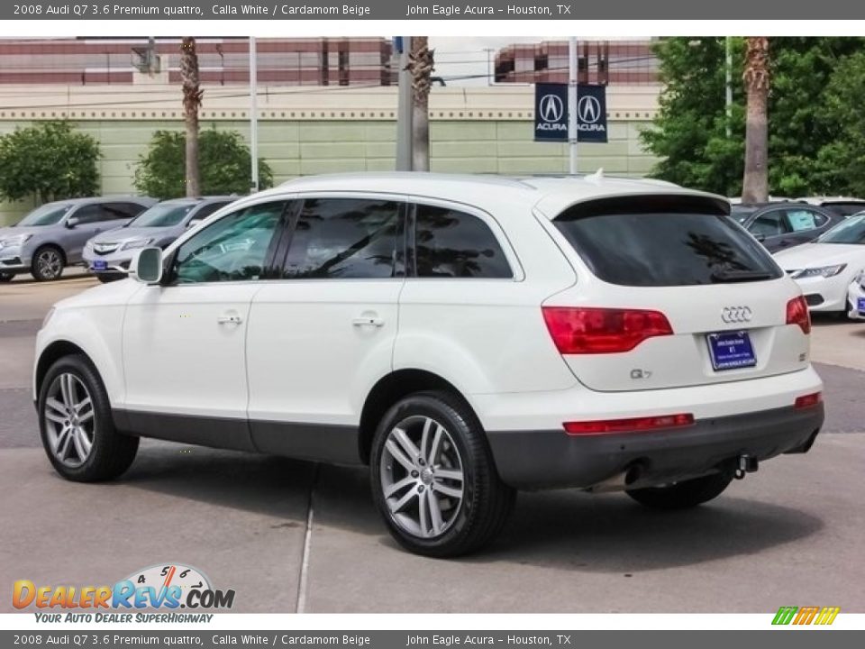 2008 Audi Q7 3.6 Premium quattro Calla White / Cardamom Beige Photo #5