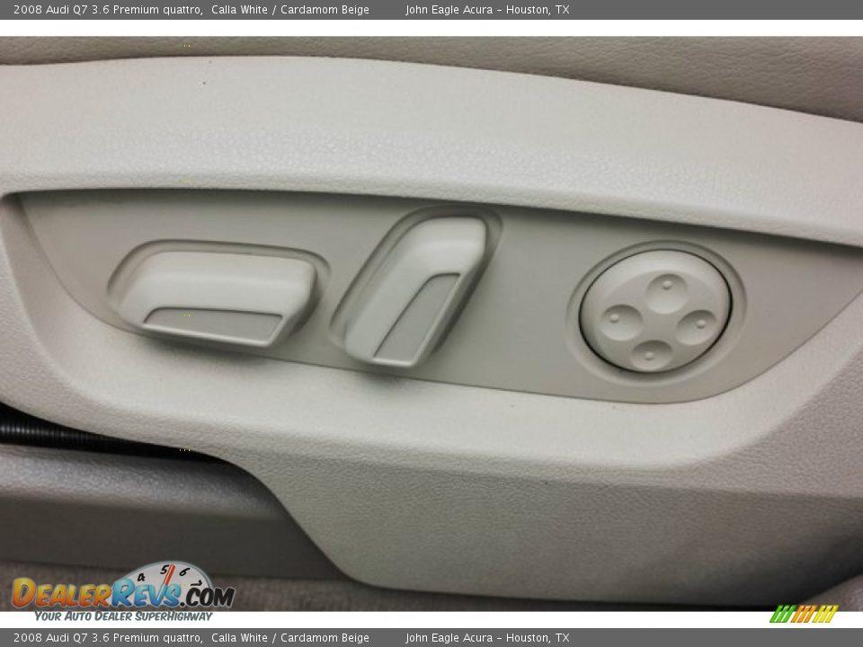 2008 Audi Q7 3.6 Premium quattro Calla White / Cardamom Beige Photo #16