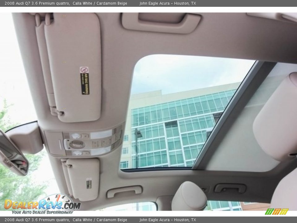 2008 Audi Q7 3.6 Premium quattro Calla White / Cardamom Beige Photo #17