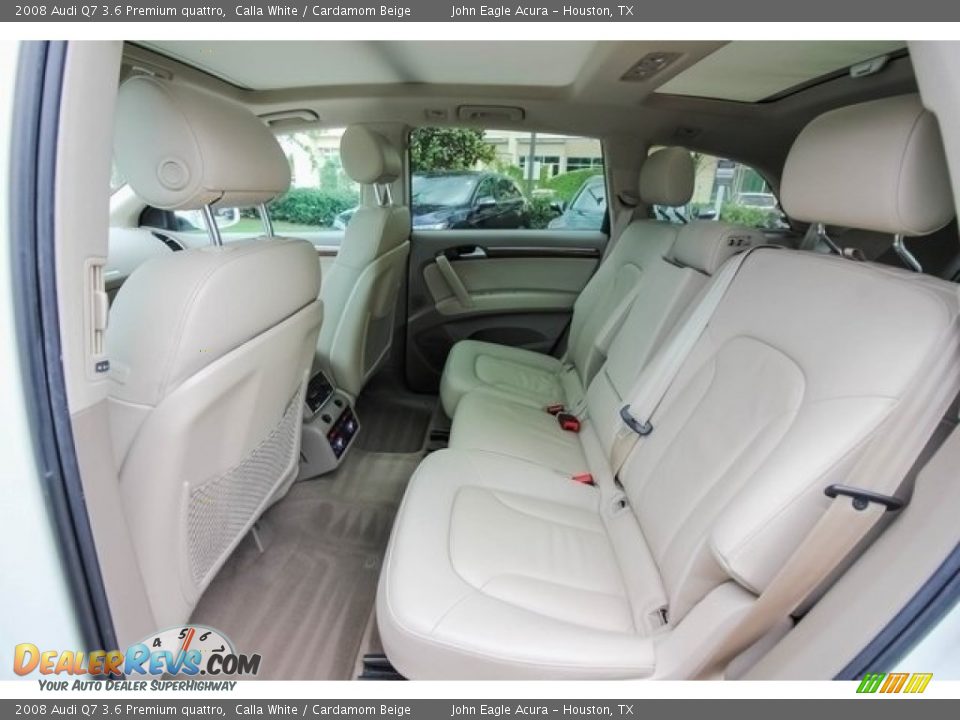 2008 Audi Q7 3.6 Premium quattro Calla White / Cardamom Beige Photo #20