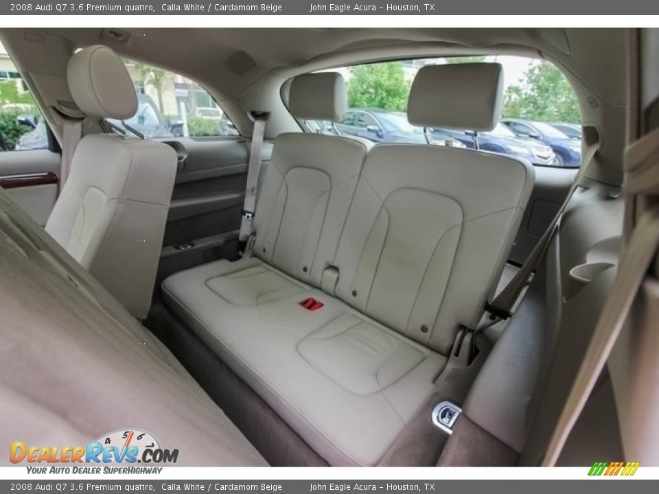 2008 Audi Q7 3.6 Premium quattro Calla White / Cardamom Beige Photo #21