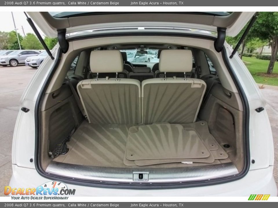 2008 Audi Q7 3.6 Premium quattro Calla White / Cardamom Beige Photo #22