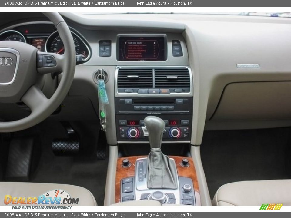 2008 Audi Q7 3.6 Premium quattro Calla White / Cardamom Beige Photo #32