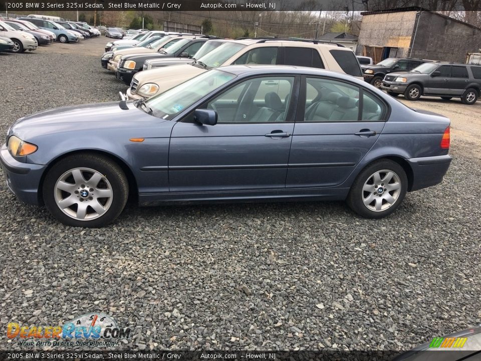 2005 BMW 3 Series 325xi Sedan Steel Blue Metallic / Grey Photo #2