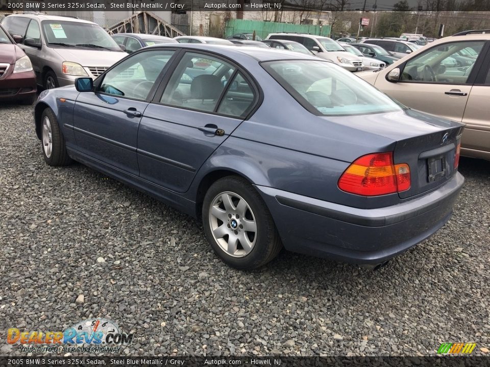 2005 BMW 3 Series 325xi Sedan Steel Blue Metallic / Grey Photo #3