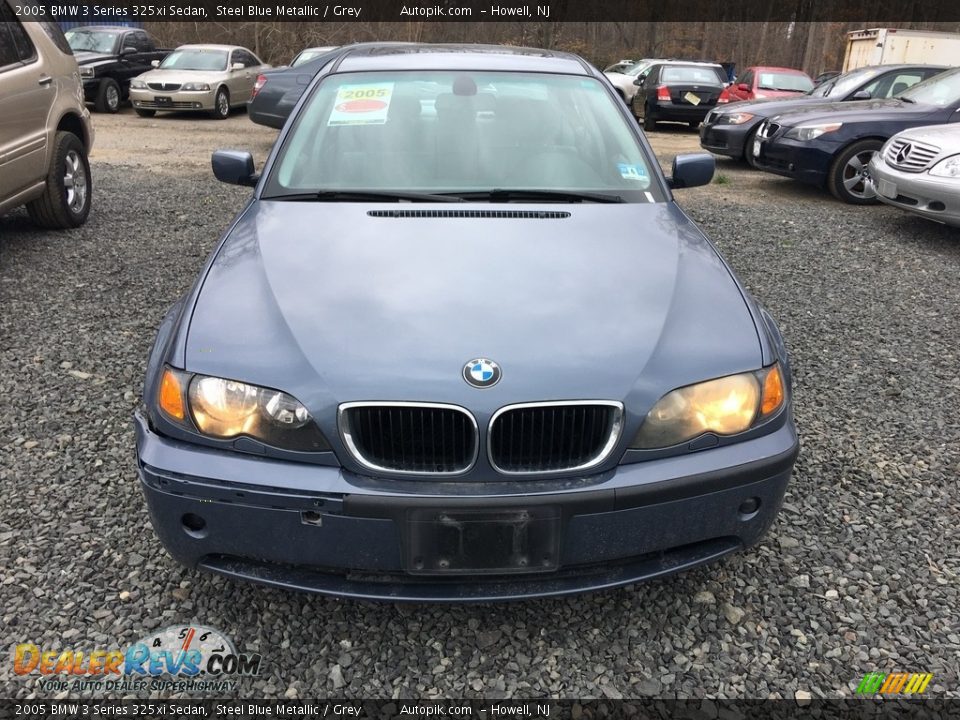 2005 BMW 3 Series 325xi Sedan Steel Blue Metallic / Grey Photo #7