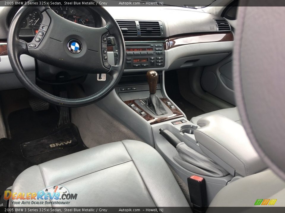 2005 BMW 3 Series 325xi Sedan Steel Blue Metallic / Grey Photo #8