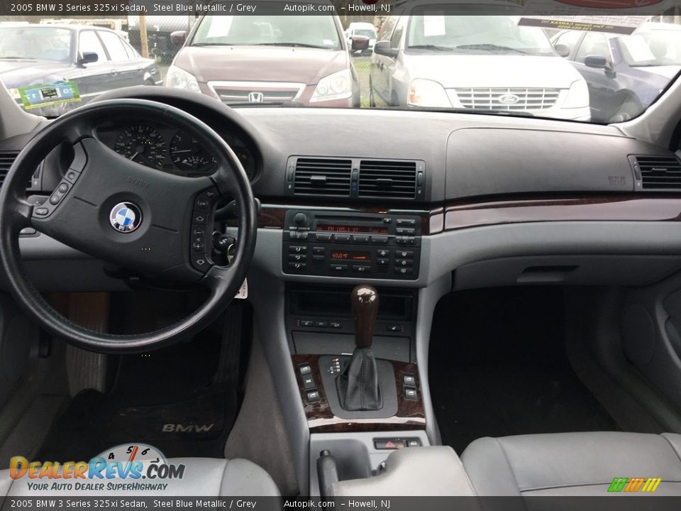 2005 BMW 3 Series 325xi Sedan Steel Blue Metallic / Grey Photo #9