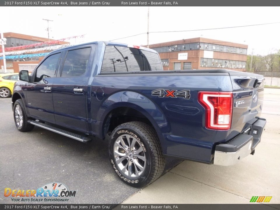 2017 Ford F150 XLT SuperCrew 4x4 Blue Jeans / Earth Gray Photo #4
