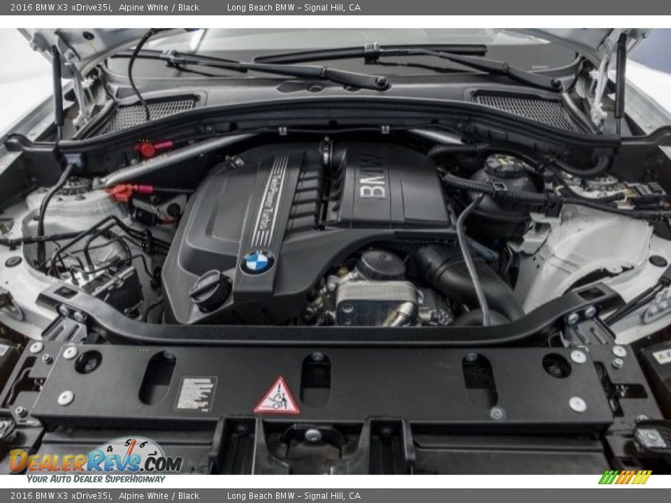 2016 BMW X3 xDrive35i Alpine White / Black Photo #9