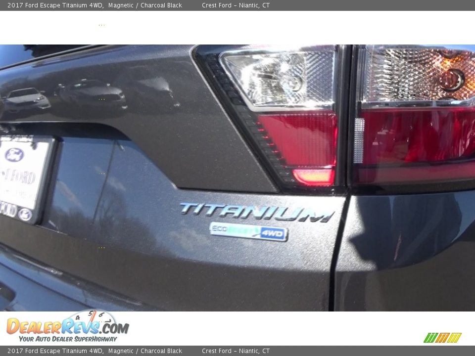 2017 Ford Escape Titanium 4WD Magnetic / Charcoal Black Photo #9