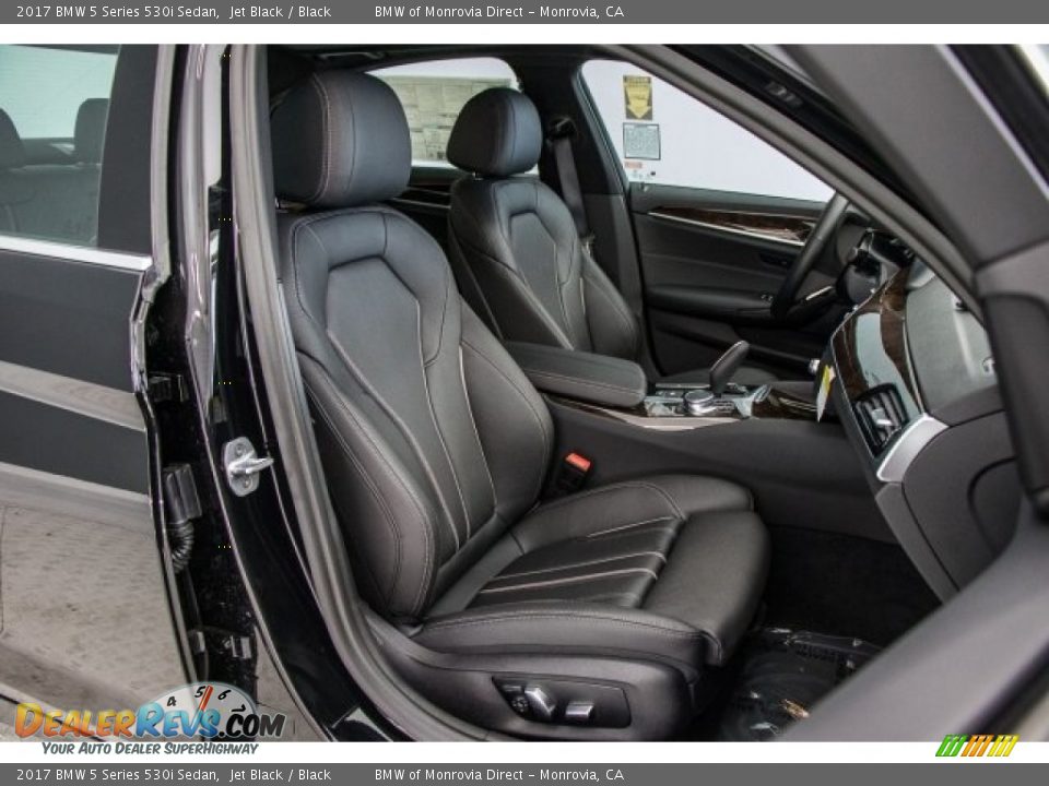 2017 BMW 5 Series 530i Sedan Jet Black / Black Photo #2
