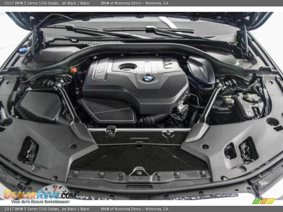 2017 BMW 5 Series 530i Sedan Jet Black / Black Photo #9