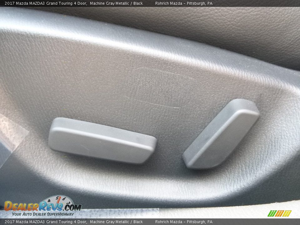 2017 Mazda MAZDA3 Grand Touring 4 Door Machine Gray Metallic / Black Photo #11