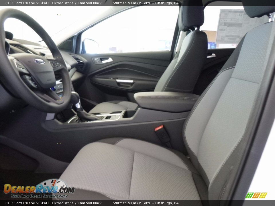 2017 Ford Escape SE 4WD Oxford White / Charcoal Black Photo #7