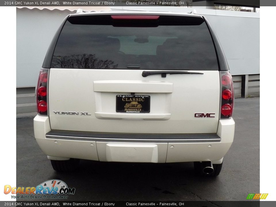 2014 GMC Yukon XL Denali AWD White Diamond Tricoat / Ebony Photo #3