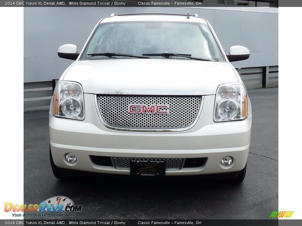 2014 GMC Yukon XL Denali AWD White Diamond Tricoat / Ebony Photo #4