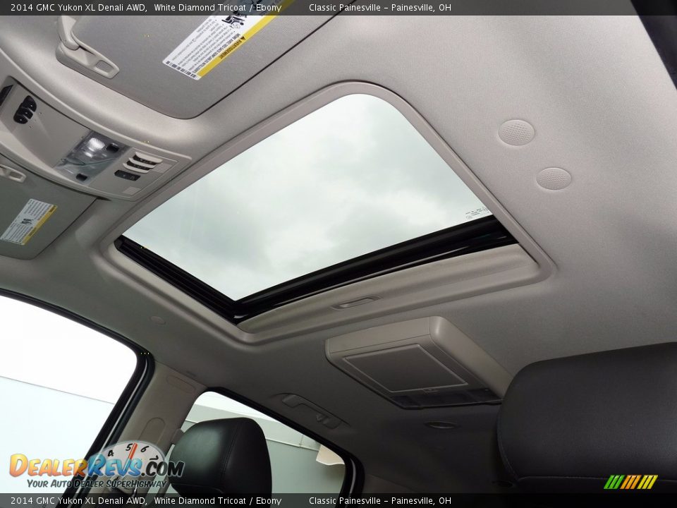 2014 GMC Yukon XL Denali AWD White Diamond Tricoat / Ebony Photo #6