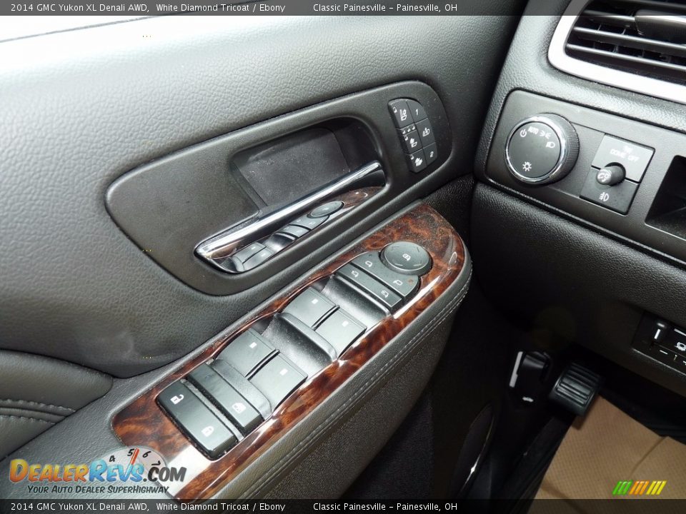 2014 GMC Yukon XL Denali AWD White Diamond Tricoat / Ebony Photo #11