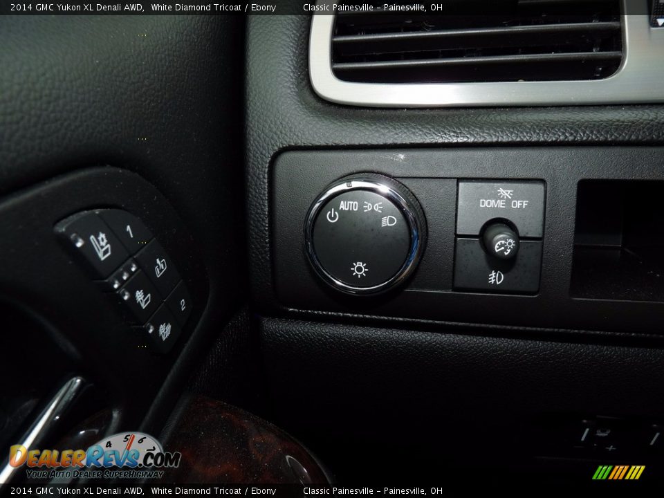 2014 GMC Yukon XL Denali AWD White Diamond Tricoat / Ebony Photo #12